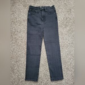 Madewell Perfect Vintage Jean Jeans Starkey Wash Washed Black NC163 Size 27
